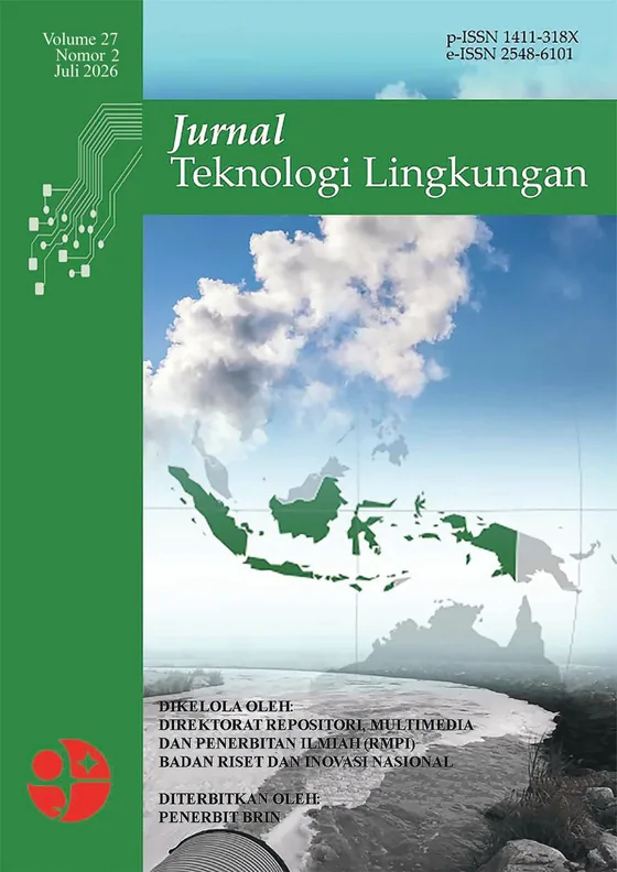 Sampul Jurnal Teknologi Lingkungan