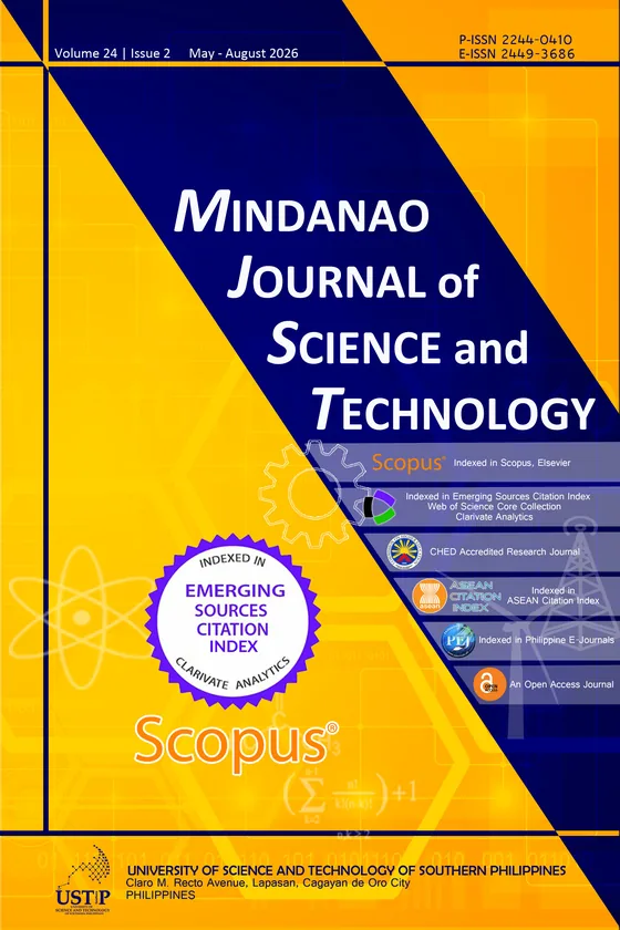 Sampul Mindanao Journal of Science and Technology