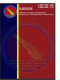 Sampul Sumatra Journal of Disaster, Geography and Geography Education